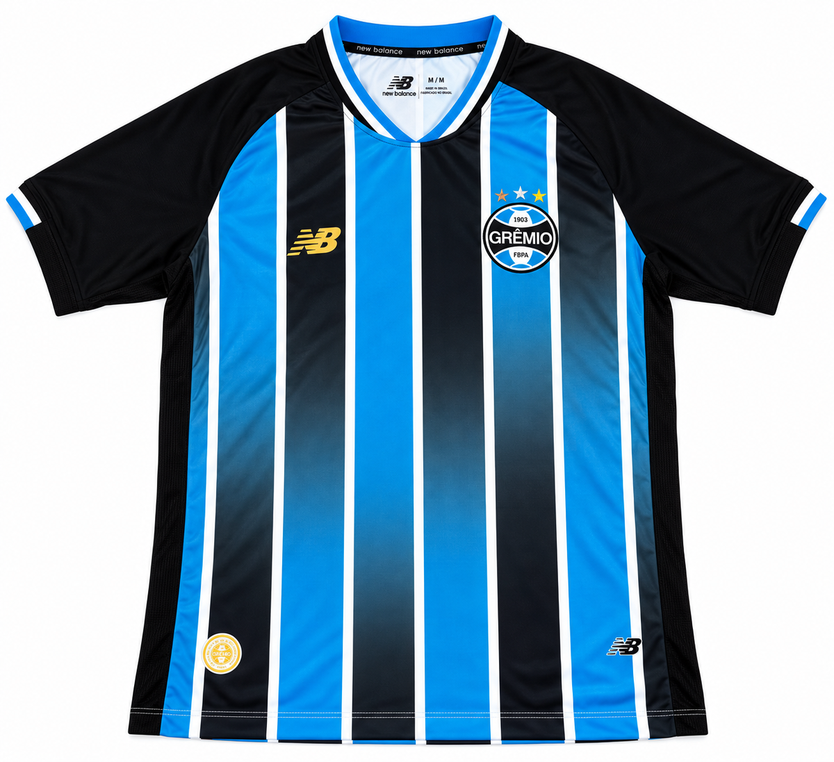 Grêmio domicile – vue de face sur fond blanc