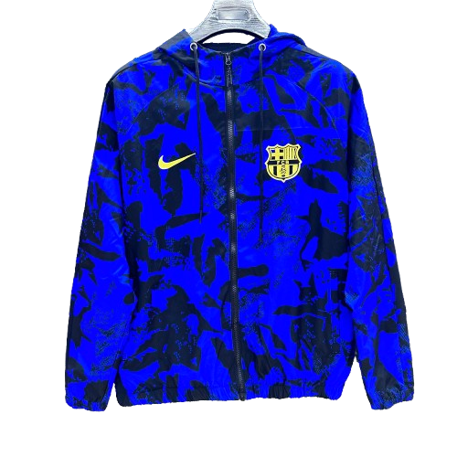 Coupe vent bleu FC Barcelone 2025-2026