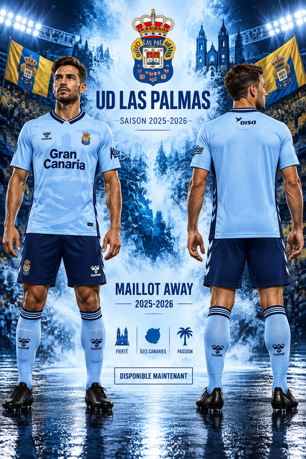 Las Palmas extérieur 2025-2026 – Affiche promotionnelle
