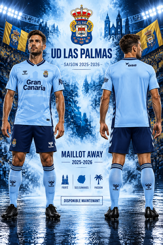 Las Palmas extérieur 2025-2026 – Affiche promotionnelle