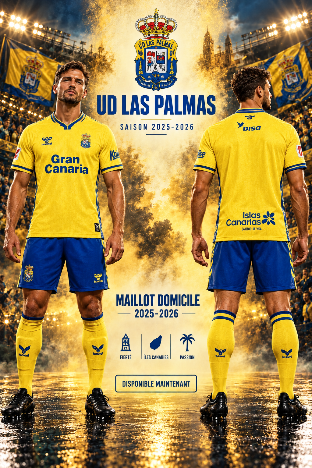 Las Palmas domicile 2025-2026 – Affiche promotionnelle