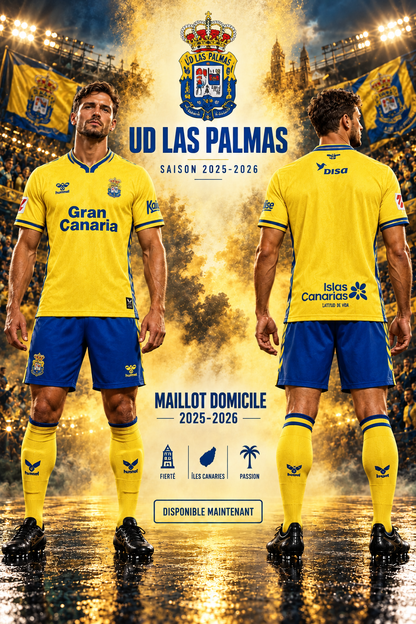 Las Palmas domicile 2025-2026 – Affiche promotionnelle
