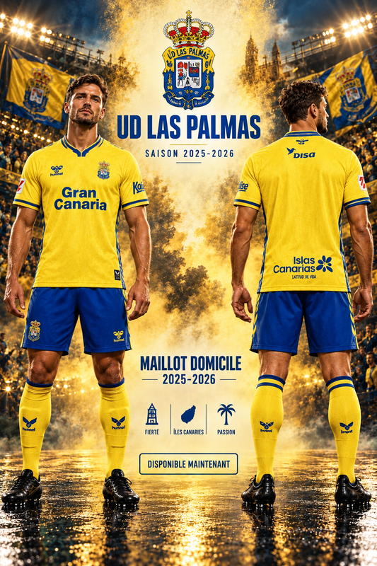 Las Palmas domicile 2025-2026 – Affiche promotionnelle