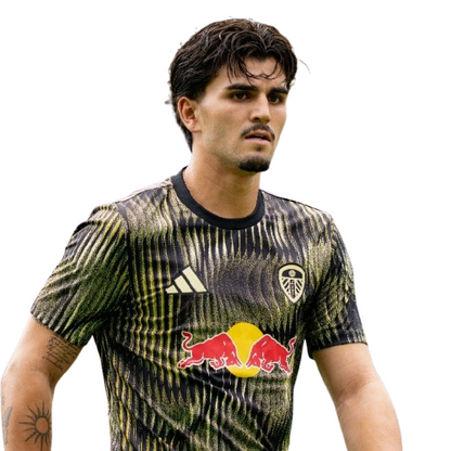 Maillot pré match Leeds United 2025-2026
