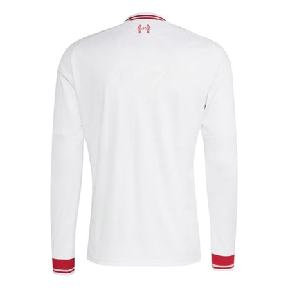 Maillot Liverpool FC Away 2026-2027 manches longues, dos sur fond blanc