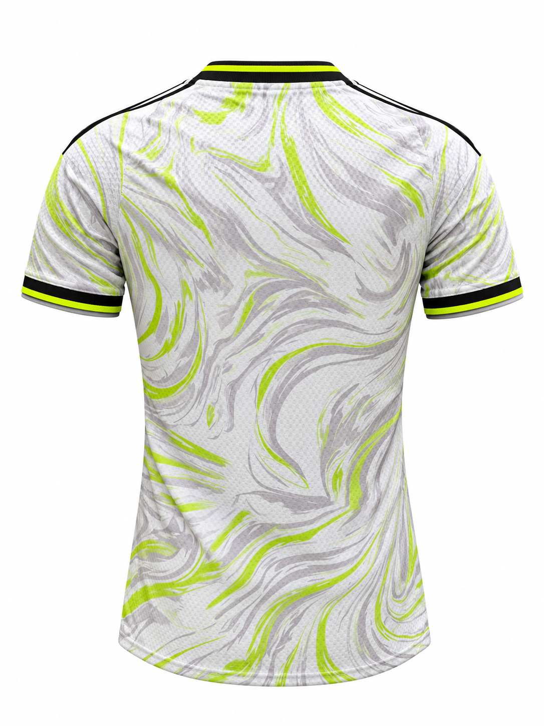 Maillot Liverpool extérieur 2027-2028 vue arrière sur fond blanc