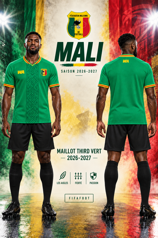 Maillot Mali Third vert 2026-2027 — affiche
