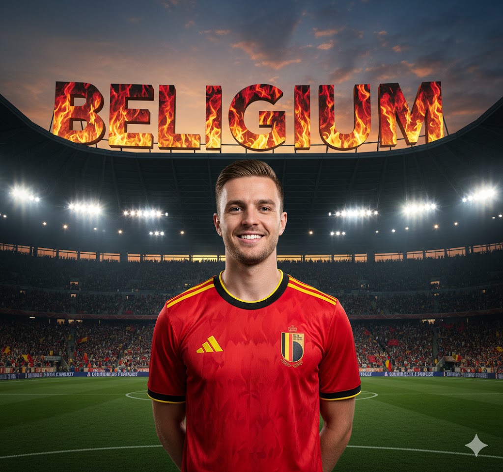 Maillot Domicile Belgique 2025-2026 🇧🇪
