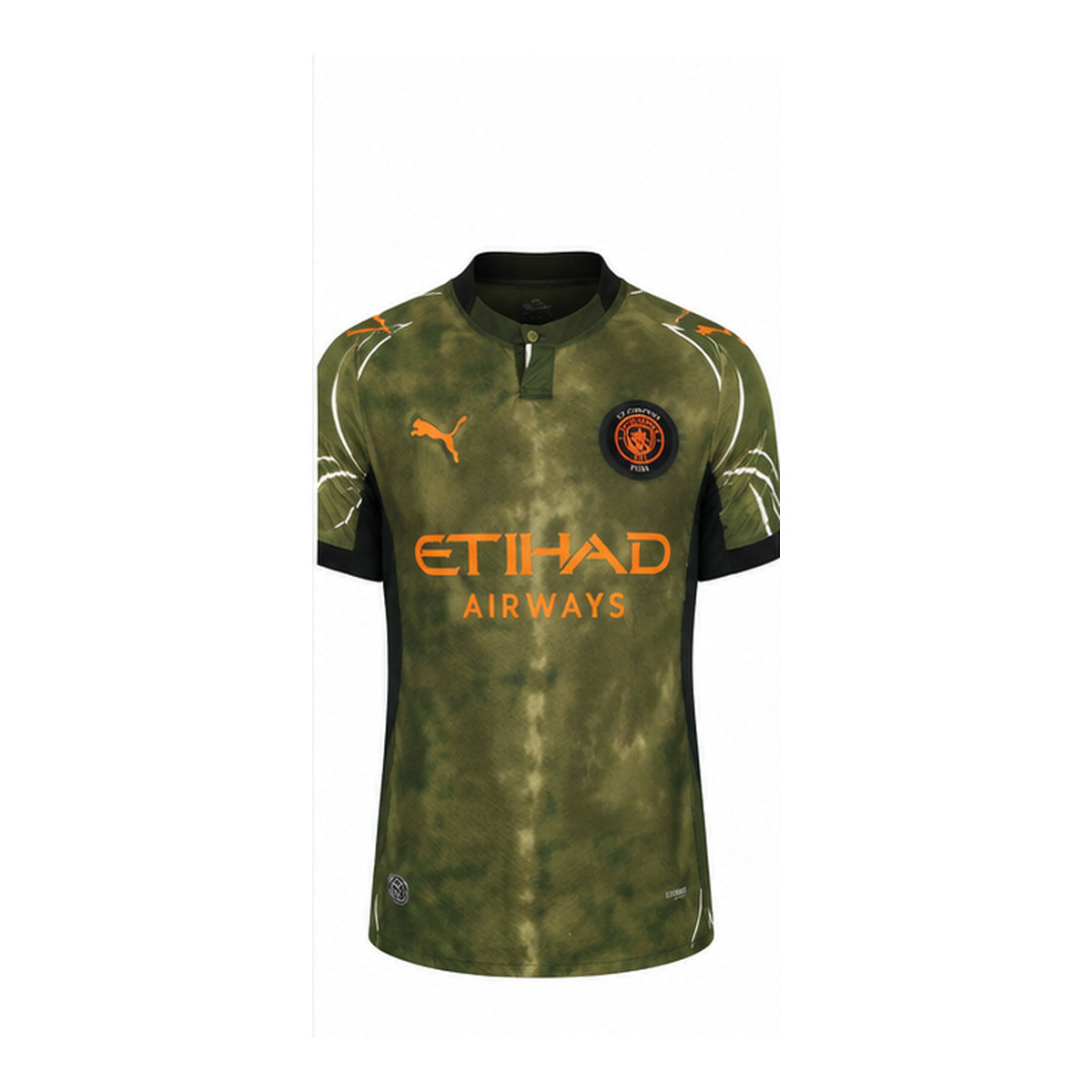 Vue de face du maillot Fourth Manchester City 2026-2027 sur fond blanc