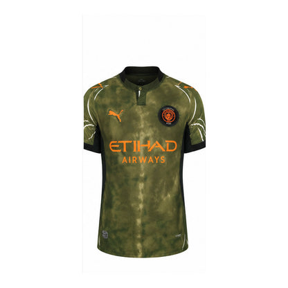 Vue de face du maillot Fourth Manchester City 2026-2027 sur fond blanc