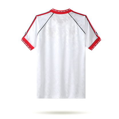 Dos du maillot rétro Manchester United 1991 manches courtes