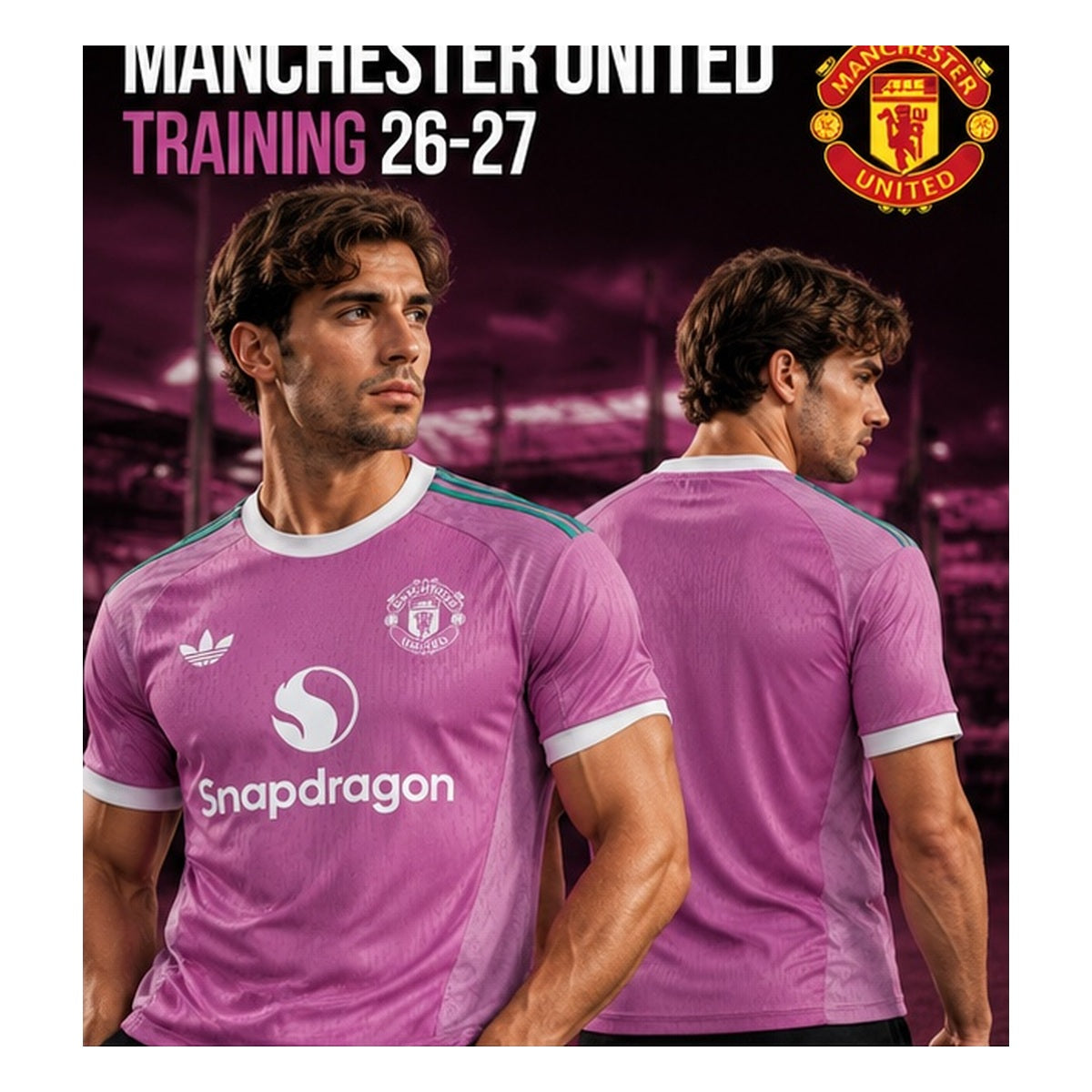 Affiche premium Manchester United Training 2026-2027