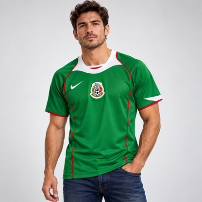 Maillot Mexique domicile rétro 2004 mannequin
