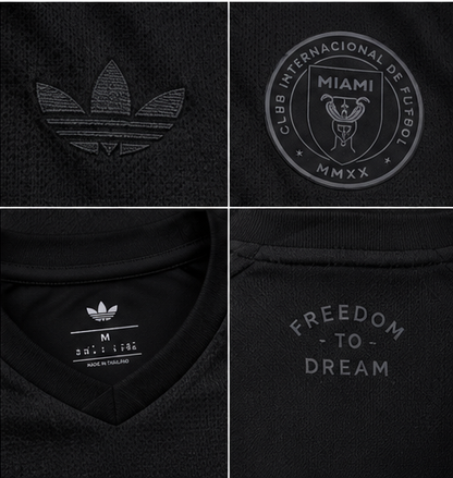 Inter Miami maillot extérieur noir Away Game 2027/2028 – detail