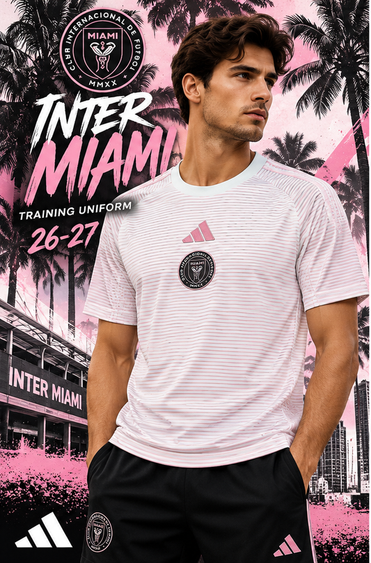 Inter Miami Training 2026/27 blanc rose – affiche