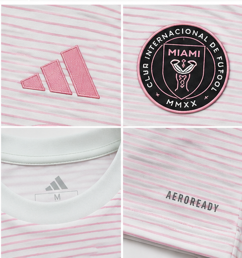Inter Miami Training 2026/27 blanc rose – detail