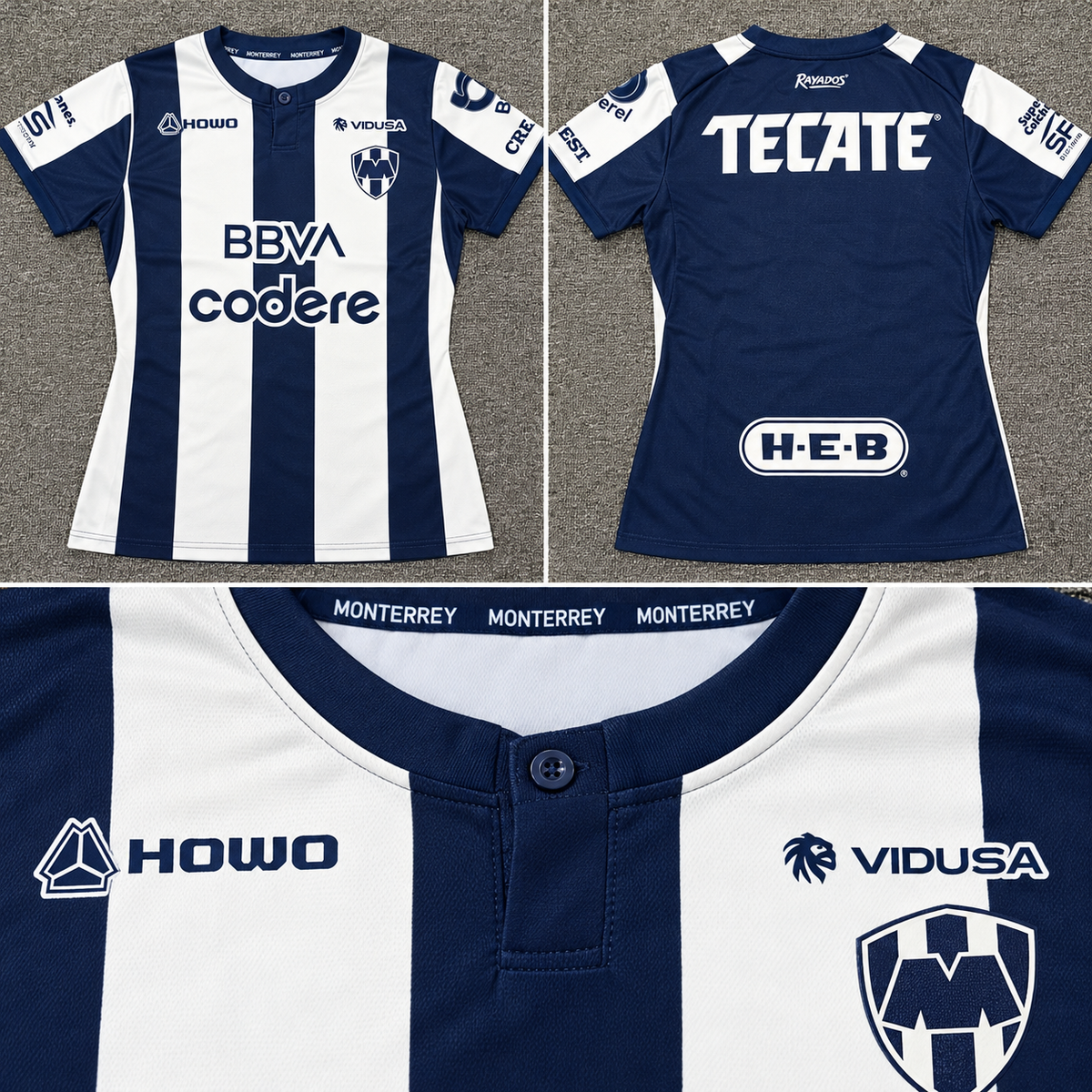 Maillot Monterrey domicile femme 2026-2027 – details