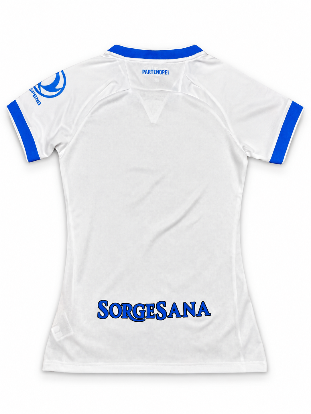 Maillot Naples extérieur femme 2026-2027 — dos sur fond blanc