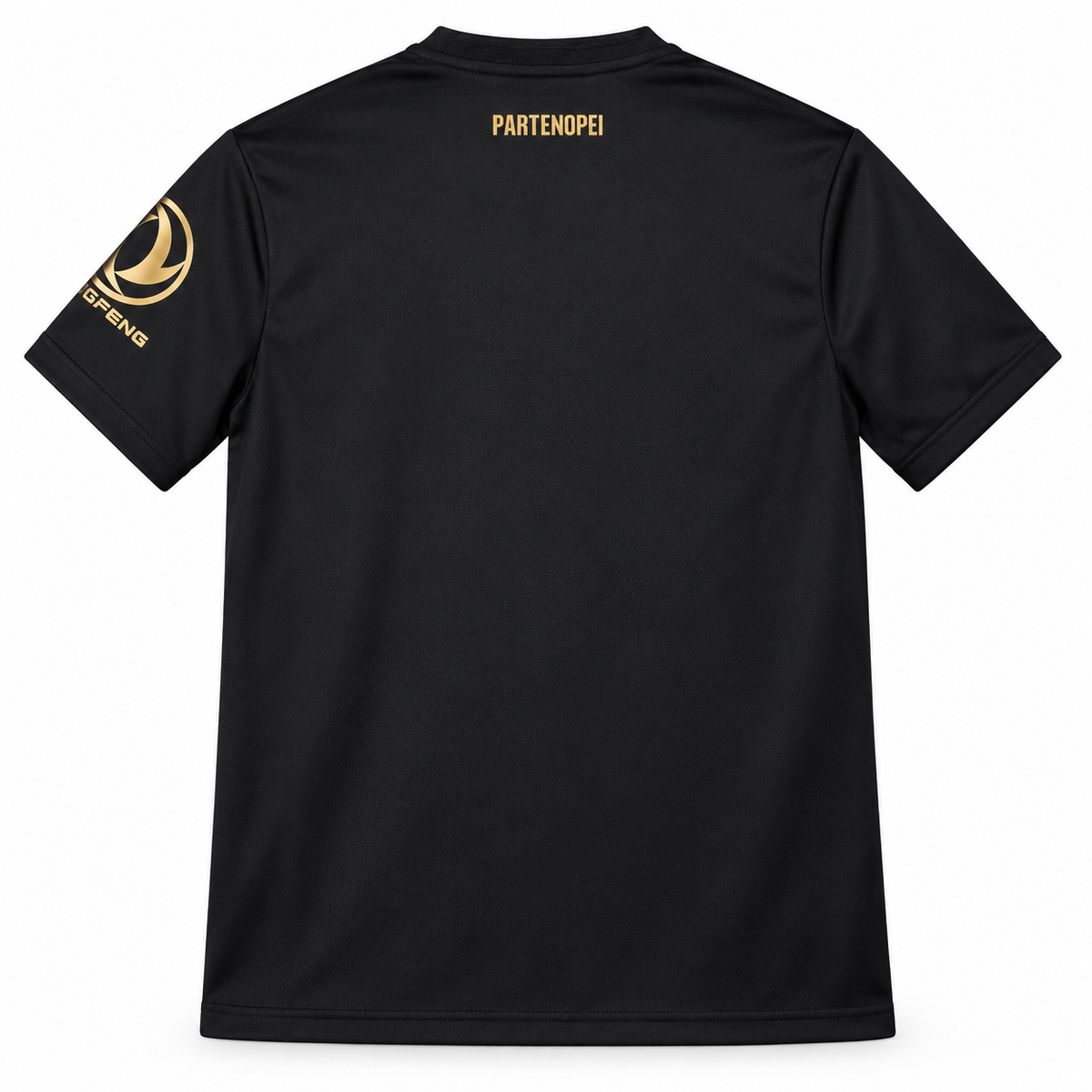 Maillot Naples Special Edition Black 2026-2027 noir et or — dos
