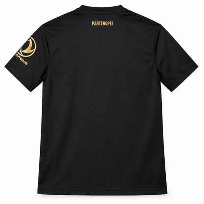 Maillot Naples Special Edition Black 2026-2027 noir et or — dos