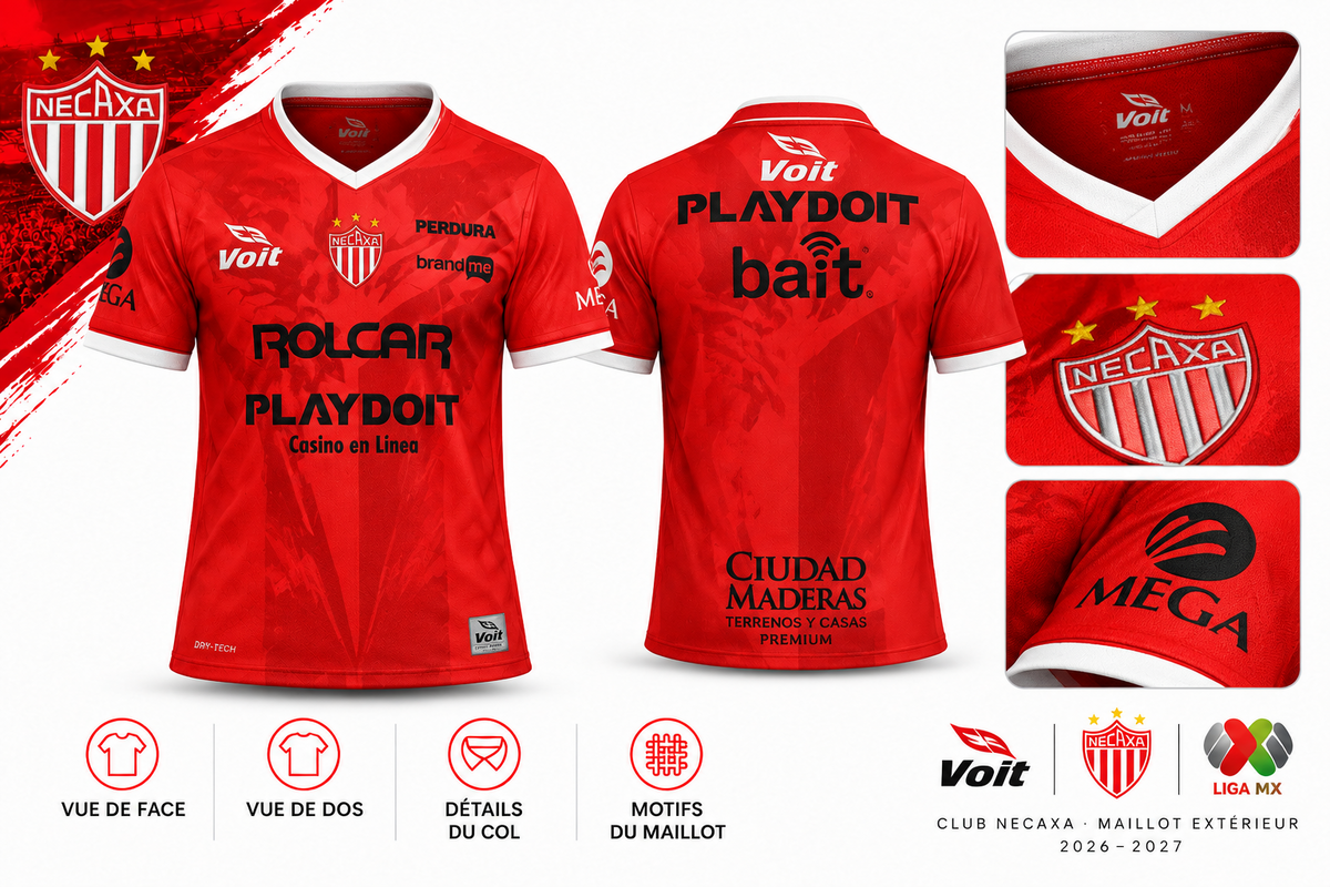 Club Necaxa Away Shirt 2026-2027 product showcase