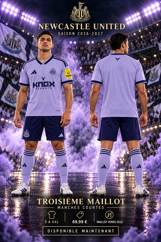Newcastle troisième maillot 2026-2027 affiche