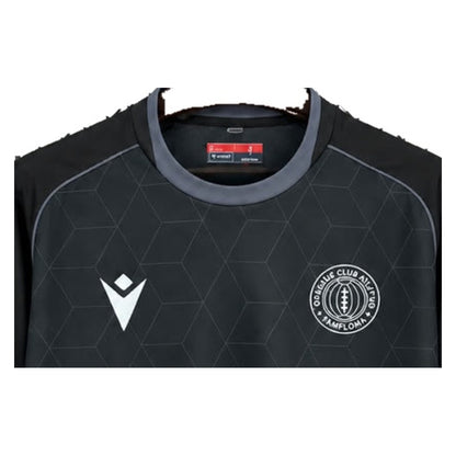Détail col et écusson maillot Third CA Osasuna