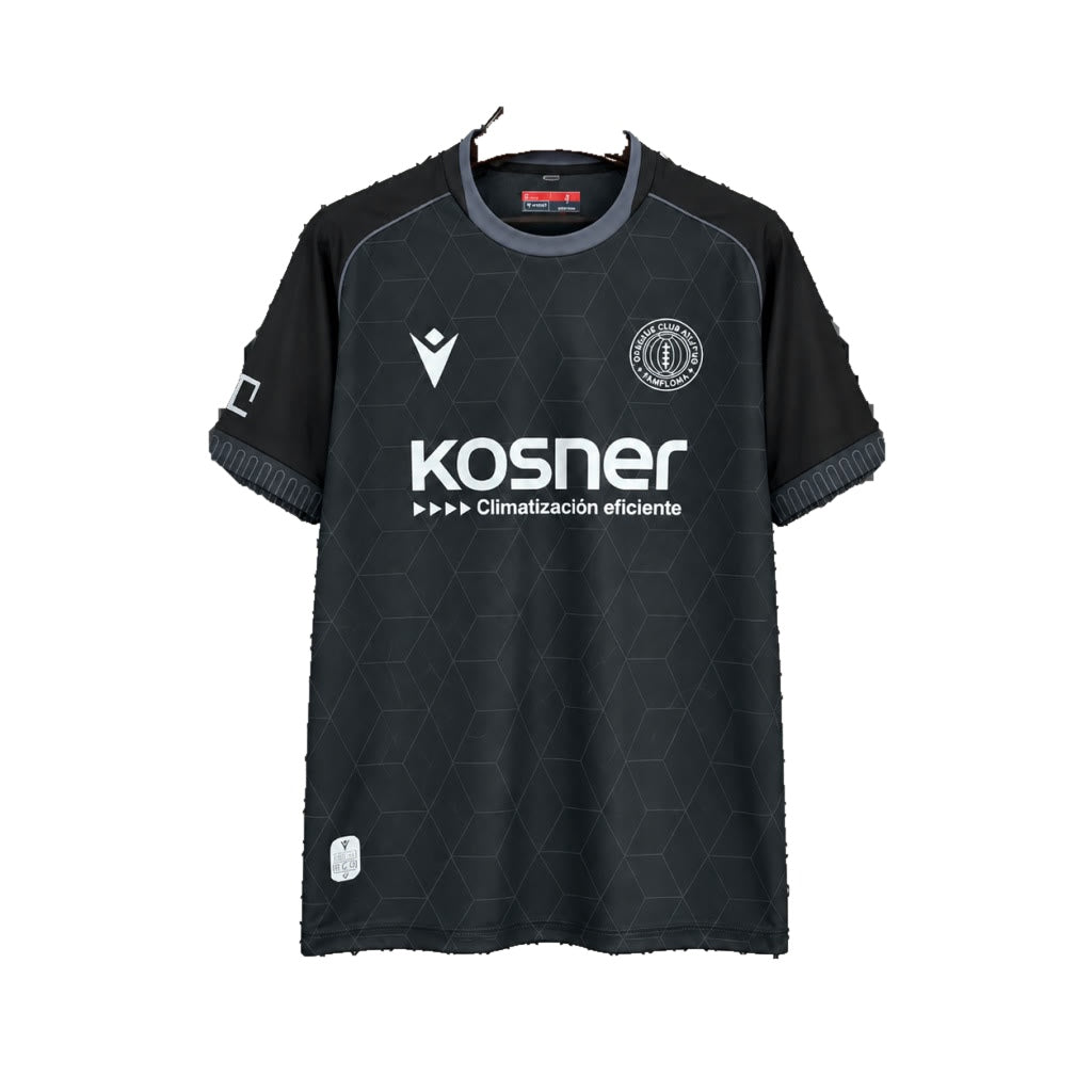 Maillot Third CA Osasuna 2026-2027 noir face sur fond blanc