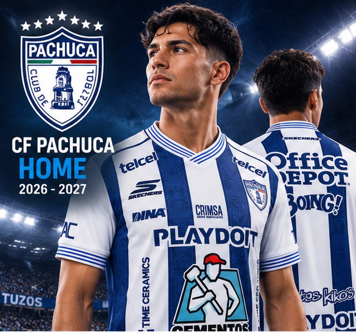 Maillot CF Pachuca domicile 2026-2027 – affiche