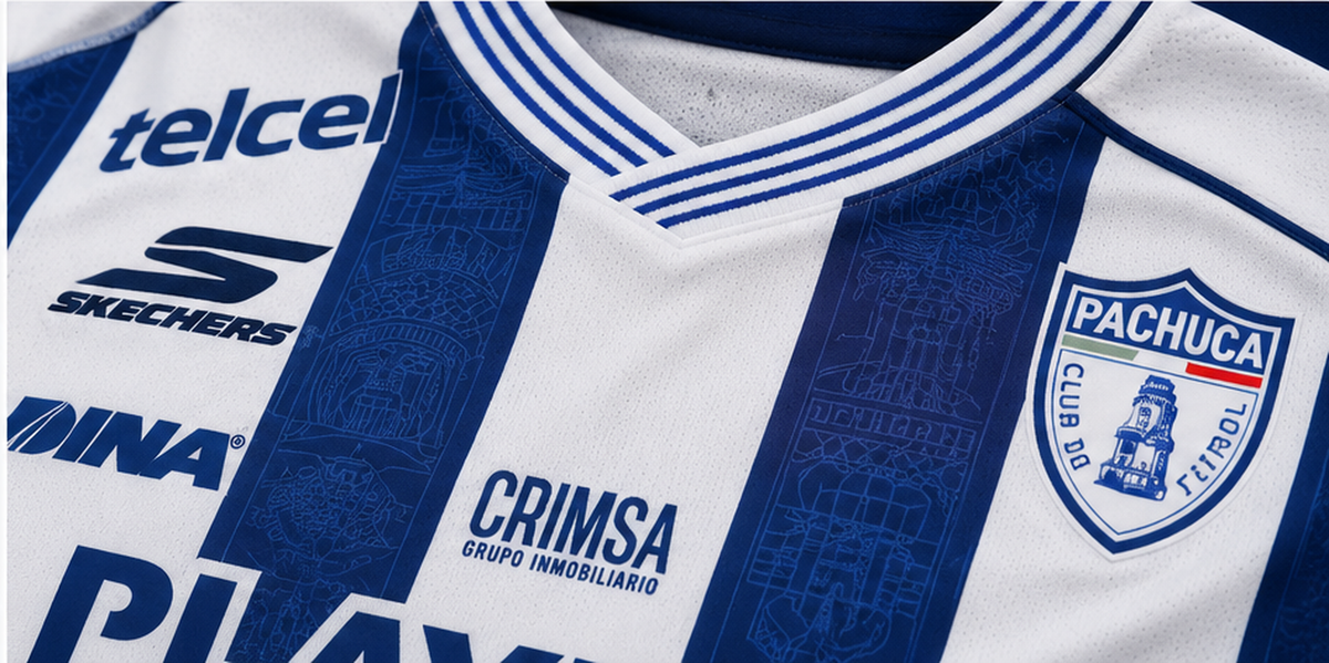 Maillot CF Pachuca domicile 2026-2027 – details