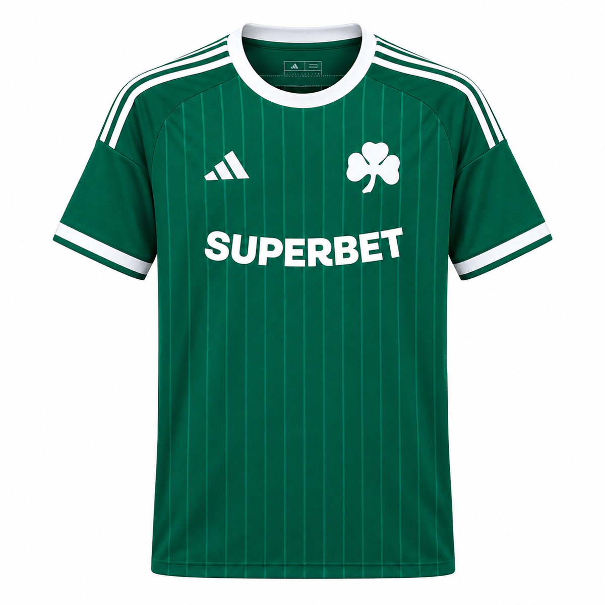 Maillot Panathinaïkos domicile 2026-2027 vert et blanc – vue de face