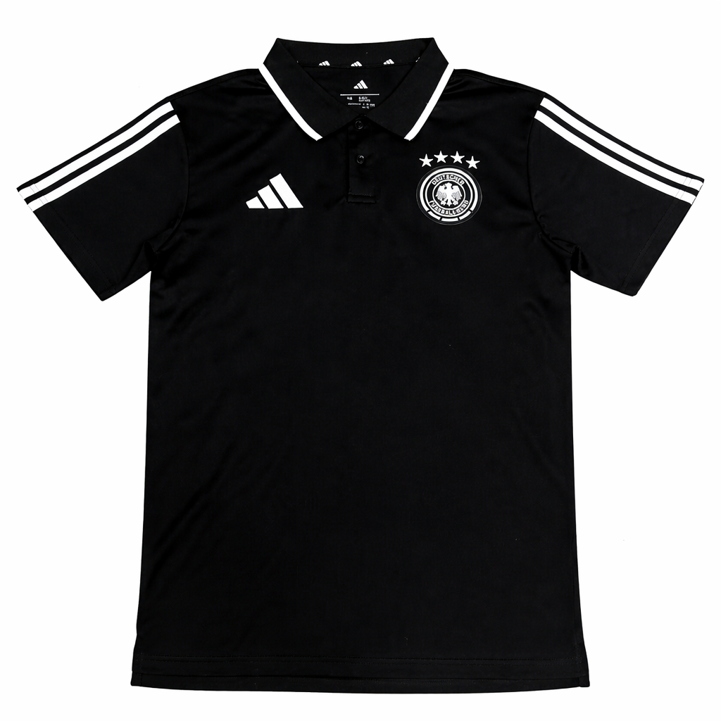 Polo Allemagne Noir 2026/2027 – Style Officiel Adidas | FIFAFOOT