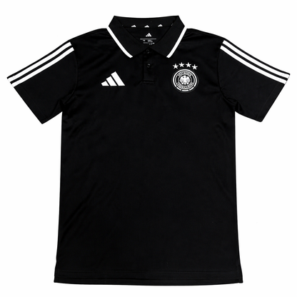 Polo Allemagne Noir 2026/2027 – Style Officiel Adidas | FIFAFOOT