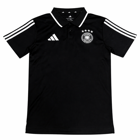 Polo Allemagne Noir 2026/2027 – Style Officiel Adidas | FIFAFOOT