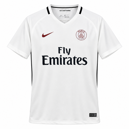 Maillot PSG third rétro 2016-2017 – face sur fond blanc