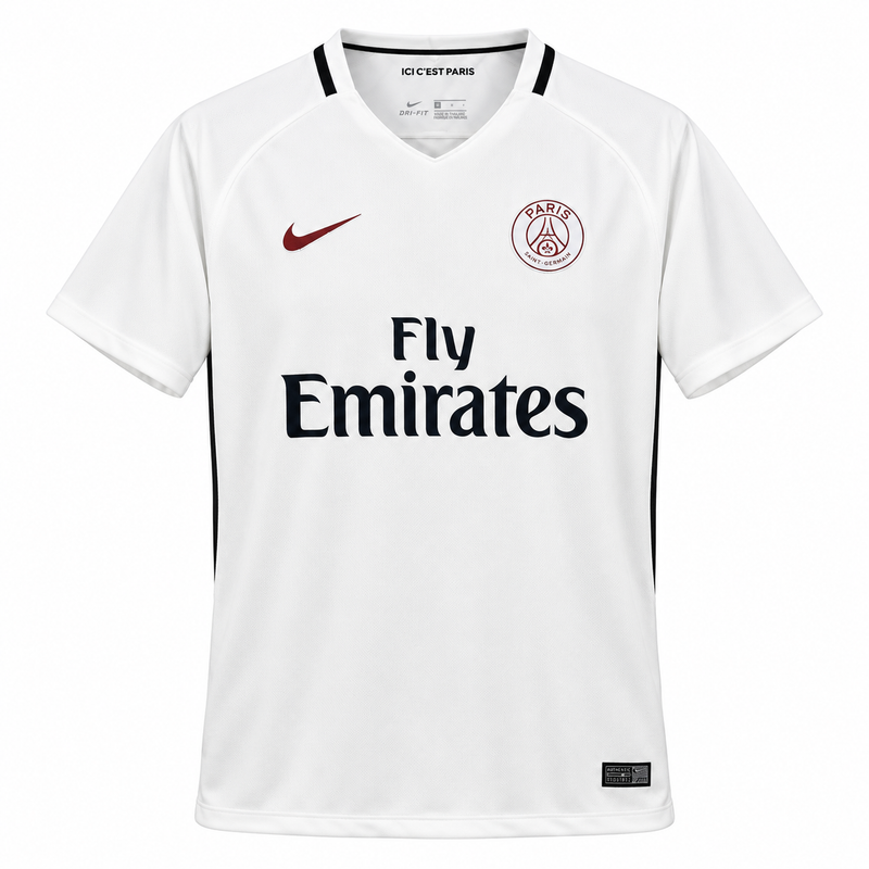 Maillot PSG third rétro 2016-2017 – face sur fond blanc