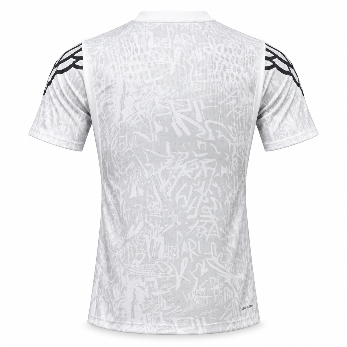 Quatrième maillot PSG 2026-2027, vue de dos sur fond blanc, sans flocage