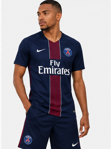 PSG domicile rétro 2016/17 maillot bleu marine sans cintre mannequin
