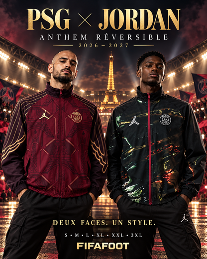 Affiche FIFAFOOT veste PSG Jordan Anthem réversible 2026-2027 sans prix
