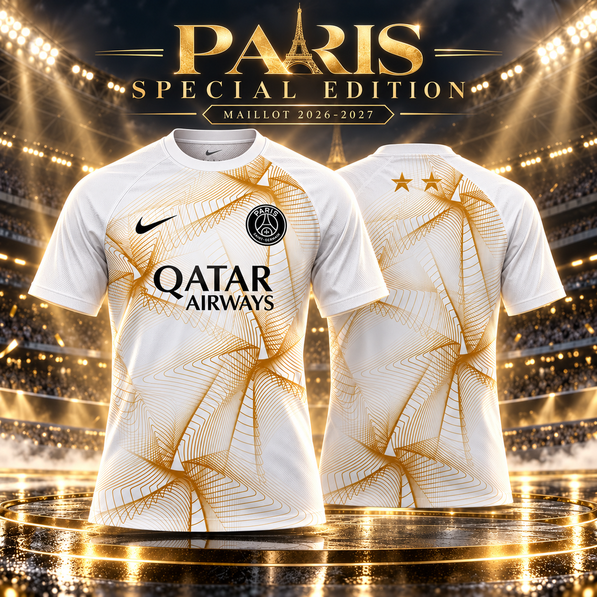 Affiche premium du maillot PSG Special Edition 2026-2027