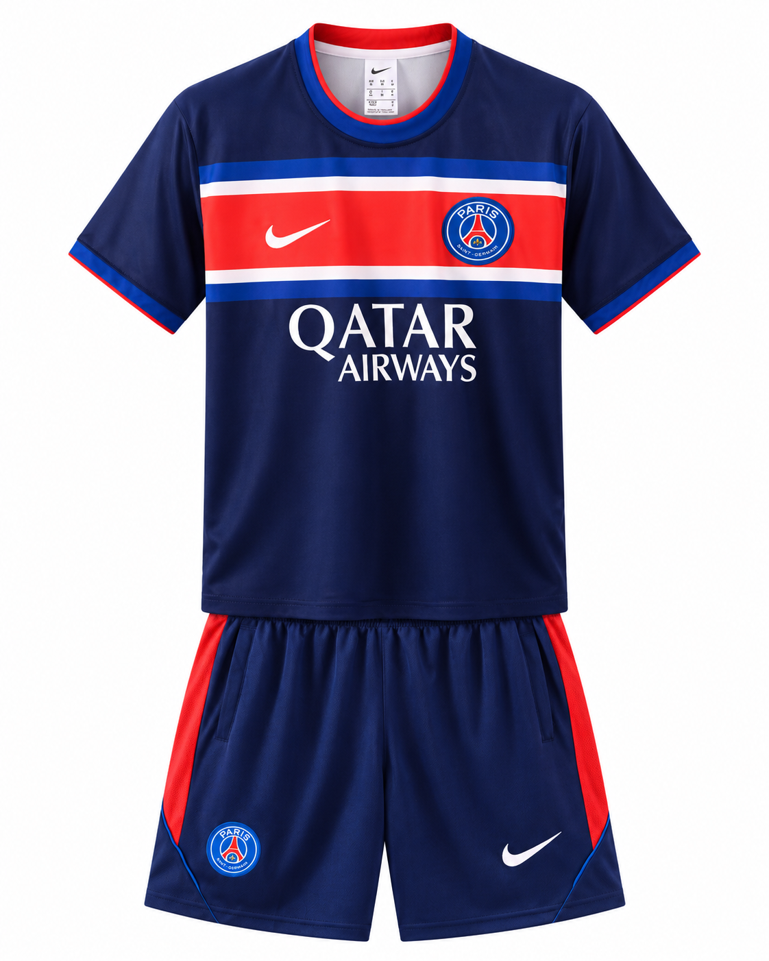 PSG ensemble entraînement bleu marine 2026 2027 – face