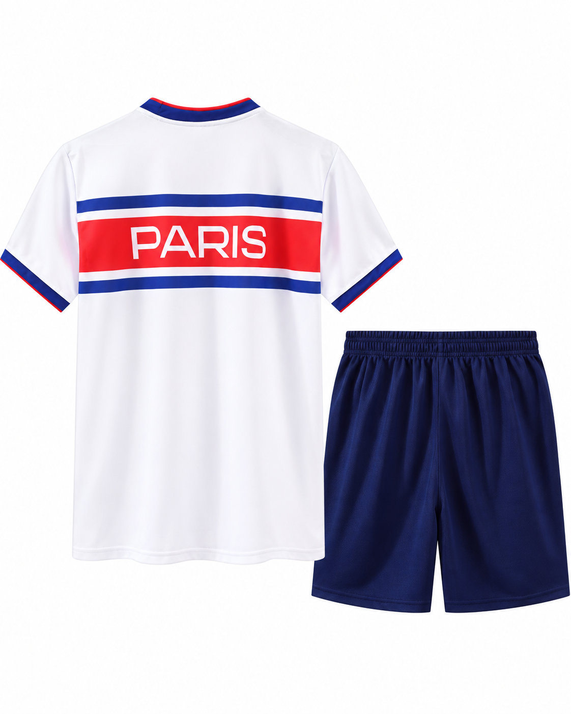 PSG ensemble entraînement blanc 2026/2027 maillot et short – dos
