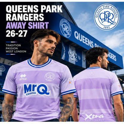 Affiche premium Queens Park Rangers Away 2026-2027 - deux mannequins face et dos