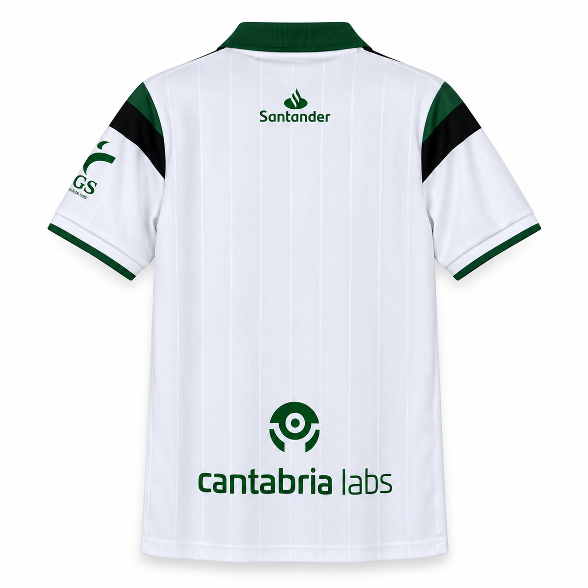 Racing Santander domicile 2026-2027 — dos sur fond blanc