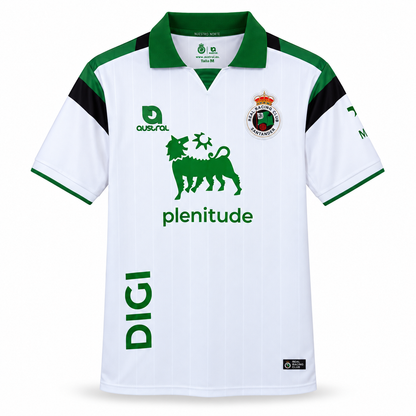 Racing Santander domicile 2026-2027 — face sur fond blanc