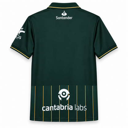 Racing Santander extérieur 2026-2027 — dos sur fond blanc