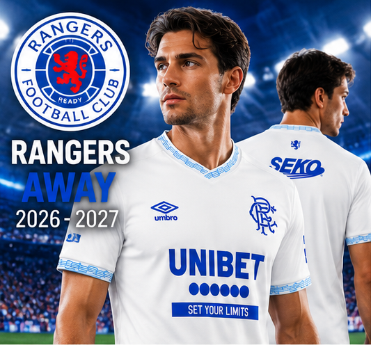 Rangers FC extérieur 2026-2027 – affiche