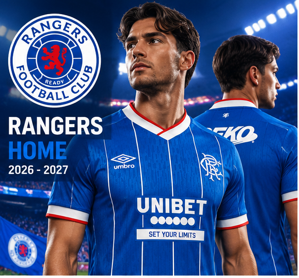 Rangers FC domicile 2026-2027 affiche