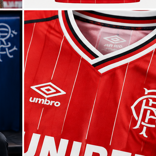 Rangers FC Memorabilia rouge 2026-2027 – details