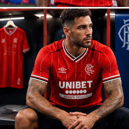 Rangers FC Memorabilia rouge 2026-2027 – mannequin